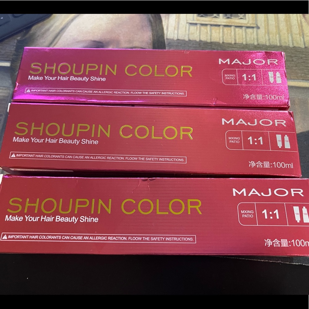 Shoupin hair color shampoo